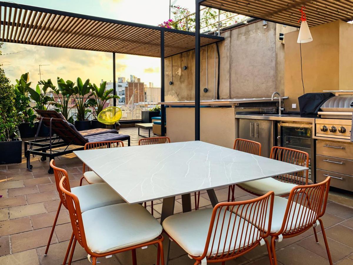 Incredible 2Br Penthouse With Urban Rooftop Garden Barcelona Exteriör bild