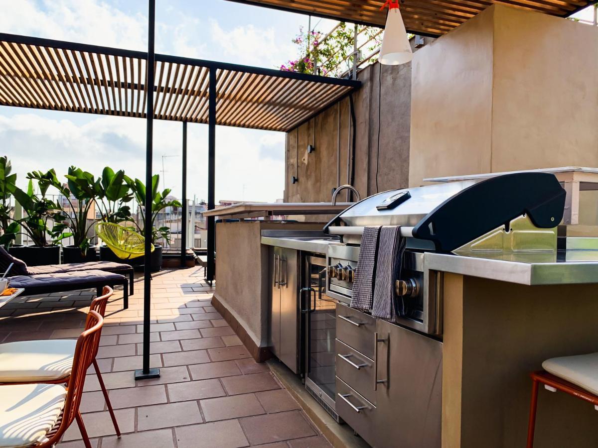 Incredible 2Br Penthouse With Urban Rooftop Garden Barcelona Exteriör bild